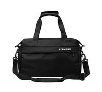Eighosee Impermeabile Secco Bagnato Separazione Borsa da Palestra Donne Fitness Yoga Mat Uomini Formazione Borsa a Mano Nuoto Crossbody Sport Al, Nero , Taglia