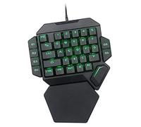 Eighosee K50 ha cablato la tastiera meccanica meccanica meccanica di gioco con una mano di USB/RGB luminoso della tastiera meccanica/asse verde