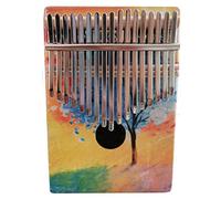 Eighosee Kalimba - Pianoforte da 17 pollici con istruzioni di studio e per accordare, in legno, regalo per bambini, adulti e principianti (albero)