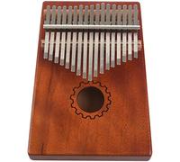 Eighosee Kalimba - Pianoforte da pollice 17 in legno di mogano con borsa, martello e libro musicale, perfetto per amanti della musica, principianti, bambini