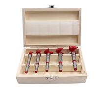 Eighosee Kit di 5 Seghe A Tazza di Posizionamento Regolabili da 15 A 35 mm per Aprire I Fori Delle Cerniere, Set di Punte per Trapano In Carburo per Lavorazione del Legno