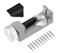 Eighosee Kit di rimozione maglie per orologi, con 10 perni extra per la rimozione dei perni e le dimensioni dell'orologio, Colore: come illustrato in figura.