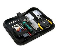 Eighosee Kit di strumenti per la riparazione della chitarra, 22 pezzi, kit di strumenti per la pulizia e la riparazione