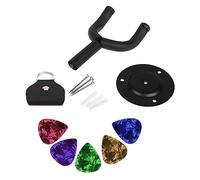 Eighosee Kit per chitarra con supporto per chitarra plettri per chitarra acustica elettrica ukulele