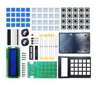 Eighosee Kit per Progetto di Saldatura Calcolatrice da Tavolo con Display LCD1602 A 7 Bit Kit per Elettronica DIY per Hobbisti Kit per Saldatura Calcolatrice DIY