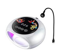 Eighosee Lampada per Manicure un Luce con Lunghezza D' di 660 Nm con Lampada per Unghie un LED per Fototerapia UV Ad Alta Potenza un 360°