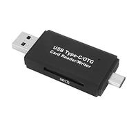 Eighosee Lettore di schede SD USB 3.0 ad alta velocità OTG SD/TF Card Reader Tipo - C multifunzione per scheda di memoria per computer Android