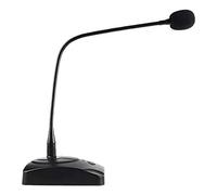 Eighosee Microfono a condensatore con cavo, regolabile a 360°, microfono per discorsi scolastici, PC, laptop