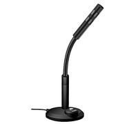 Eighosee Microfono per PC Plug and Play da 3,5 mm Home Studio Microfono omnidirezionale adatto per computer portatile PC cellulare