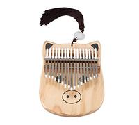 Eighosee Mini Kalimba 17 Pollice Piano con Tune Hammer Legno Mbira Pianoforte Mbira Regali per Bambini Adulti Principianti