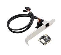 Eighosee Mini PCI-E a Gigabit Ethernet Scheda di rete 1000M RJ45 Port a Mini PCI Adattatore RTL8111H