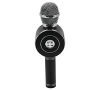 Eighosee Moda Led luce altoparlante microfono Musical Microfono fili usb microfono bluetooth nero