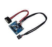 Eighosee Modulo Hub USB 2.0 a 4 porte con cavo di alimentazione SATA e base magnetica a 180 gradi per desktop, tastiera, mouse, chiavetta USB