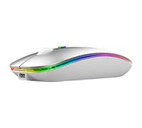 Eighosee Mouse Bluetooth Bluetooth Dual-Mode ricaricabile Mute Mouse per telefoni Notebook Tablet