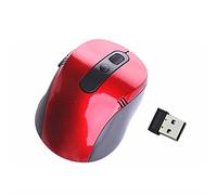 Eighosee Mouse da gioco 2.4G per Ricevitore USB Mouse Ottico Fili Laptop Computer Scrivania Computer PC - Rosso