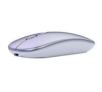 Eighosee Mouse ottico ergonomico ricaricabile silenzioso con retroilluminazione a LED USB per computer portatile PC