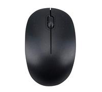 Eighosee Mouse wireless 2.4G Mouse silenzioso portatile Mouse muto microfono con ricevitore USB 800/1600 per computer portatile desktop nero
