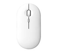 Eighosee Mouse Wireless Ricaricabile 1600DPI USB Ottico Wireless Mouse Del Computer 2.4G Ricevitore Carino Mouse Sottile per Laptop Bianco