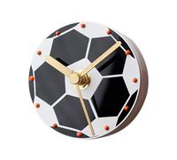 Eighosee Orologio da parete 3D Calcio frigorifero silenzioso orologio da parete magnetico (scarico diretto sul frigorifero)