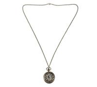 Eighosee Orologio da tasca a forma di petalo in , stile retrò, da uomo e da , con ciondolo, idea regalo,