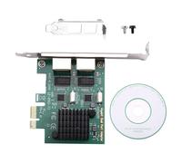 Eighosee PCIE 10/100/1000MBPS LAN PCI-e X1 Scheda di Rete 2X RJ45 Porta 1G NIC PCI-e Gigabit Ethernet Server Adattatore RTL8111G Server