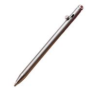 Eighosee Penna A Sfera Compatta da Viaggio In Titanio Grigio con Azione A Bullone, Design Portatile