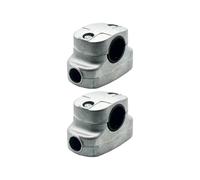 Eighosee Per il Taglio di di Ricambio A Trimmer di Erba 26/28 mm Morsetti da Staffa In Alluminio da 60x90mm Set per Taglierina A per Falciatrice da Prato