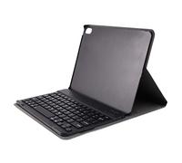 Eighosee per tastiera da 11 pollici, in pelle, con guscio staccabile, tastiera wireless e connettore intelligente per Pro, antigraffio, protettiva integrale, colore nero