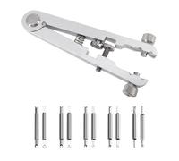 Eighosee Pinza per Rimuovere I Bracciali Degli Orologi 6825 Strumento Rimozione Standard per La Riparazione di Cinturini per Orologi con Barra A Molla Strumento di Regolazione Della Pinza
