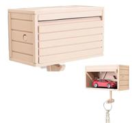 Eighosee Porta del Tasto 3D Porta del Supporto per Supporto A Parete Porta del Supporto per Supporto A Parete per Un Gancio di Decorativi con Gancio Racconta