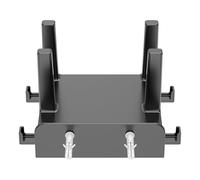 Eighosee Porta Router Montato A Parete Router Supporto A Parete Supporto WiFi Box di Stoccaggio Montato A Parete Nera