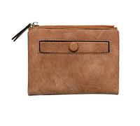 Eighosee Portafoglio da piccolo portamonete in pelle alla moda borsa porta carte da pochette portafoglio femminile portafoglio corto , , Taglia