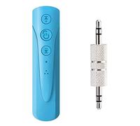 Eighosee Ricevitore audio Bluetooth 4.1 da 3,5 mm, adattatore ricevitore audio AUX, ricevitore Bluetooth, MP3, kit per auto Bluetooth (blu)