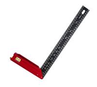 Eighosee Righello Quadrato Combinato per Fori Quadrati da 90 Gradi In Lega di Alluminio Ad Alta Precisione, Multifunzione, 40 cm