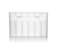 Eighosee Scatola Portaoggetti Impermeabile per Batterie AA AAA 18650, Portaoggetti Portatile, Organizer per 6 Batterie 18650