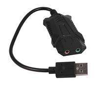 Eighosee Scheda audio portatile USB esterna USB a microfono auricolare scheda audio interfaccia per //Linux