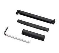 Eighosee Sella per ponte per chitarra e capotasto di ricambio in osso con chiave per truss rod per chitarra folk acustica mandolino ukulele