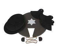 Eighosee Set di 8 cuscinetti per la pratica della batteria, con sordina per piatti, strumenti ad alta percussione, parti e accessori