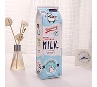 Eighosee Simulazione di Latte Matita Caso Carino PU Penna Sacchetto di Cancelleria Sacchetto per Studente Forniture scolastiche, Blu
