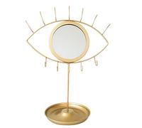 Eighosee Specchio per il Trucco Nordico per Occhi con Espositore per Gioielli Specchio da Scrivania Specchio da Bagno Rimovibile