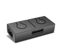 Eighosee Splitter A 3 Vie 5v da 3pin Argb A 12v 4 Pin Convertitore RGB per Ventola del Telaio per Trasferimento della Luce della Scheda Madre RGB A 3 Pin