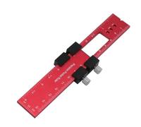 Eighosee Strumenti per La Lavorazione del Legno Righello - Righello Tascabile Strumento di Layout Righello di Precisione In Alluminio con Guida A T Fermi Scorrevoli In Metallo 160 mm