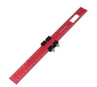 Eighosee Strumenti per La Lavorazione del Legno Righello - Righello Tascabile Strumento di Layout Righello di Precisione In Alluminio con Guida A T Fermi Scorrevoli In Metallo 300 mm