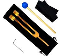 Eighosee Strumento per La Pulizia 'Orecchio con Diapason da 128 Hz, Diapason Ponderati da 128 Hz per La Guarigione del Diapason Scorrevole