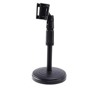 Eighosee Supporto da tavolo pieghevole per microfono da tavolo con clip per microfono regolabile con clip