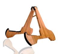 Eighosee Supporto per chitarra in vero legno massello elettrico acustico supporto per chitarra portatile