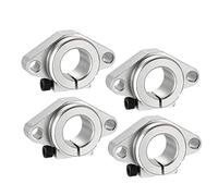 Eighosee Supporto per guida a movimento lineare per albero di 20 mm di diametro, in alluminio (4 pezzi SHF20)