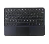 Eighosee Tastiera Wireless Bluetooth Mini 78 Gaming Office Tastiera Ricaricabile Touchpad per Pad PC Tablet Nero