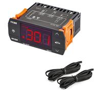 Eighosee Termostato del Frigorifero per Frigorifero Controller Defrost EK3030 220 V Interruttore di Temperatura di Uscita A Doppio Relè