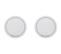 Eighosee Toppa per Grancassa, Accessori per Strumenti A Percussione per Pelli, Toppe per Grancassa Bianche 11 X 11 Cm